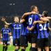 Soccer Football - Champions League - Group C - Inter Milan v Viktoria Plzen - San Siro, Milan, Italy - October 26, 2022  Inter Milan's Edin Dzeko celebrates scoring their second goal with teammates REUTERS/Daniele Mascolo
