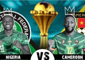 منتخب نيجيريا ضد الكاميرون