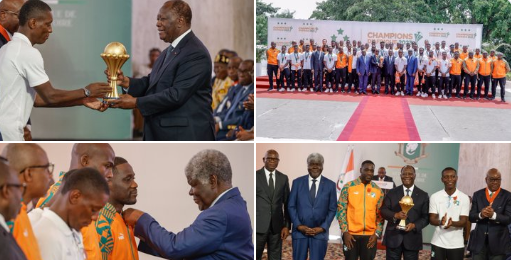 تكريم أبطال إفريقيا