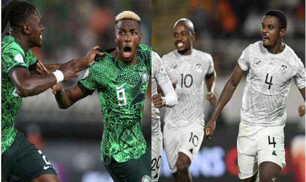 منتخب نيجيريا مع جنوب إفريقيا