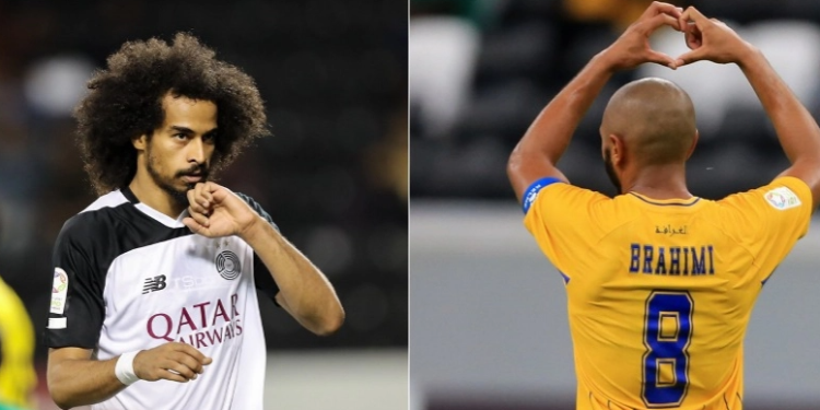 براهيمي مع أكرم عفيف