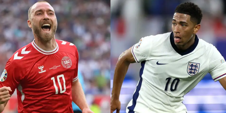 منتخب إنجلترا ضد الدنمارك