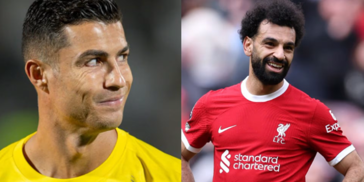 محمد صلاح رفقة كريستيانو