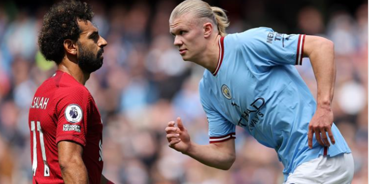 محمد صلاح رفقة هالاند