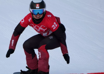 لاعبة التزلج على الجليد السويسرية صوفي هيديغر