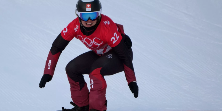 لاعبة التزلج على الجليد السويسرية صوفي هيديغر