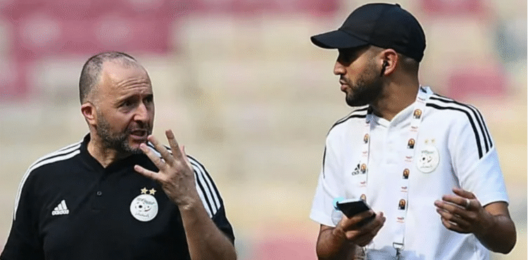 رياض محرز رفقة بلماضي