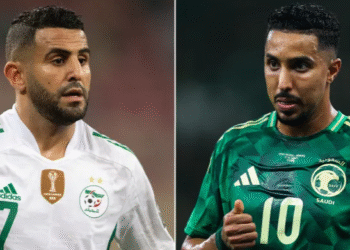 منتخب الجزائر ضد السعودية